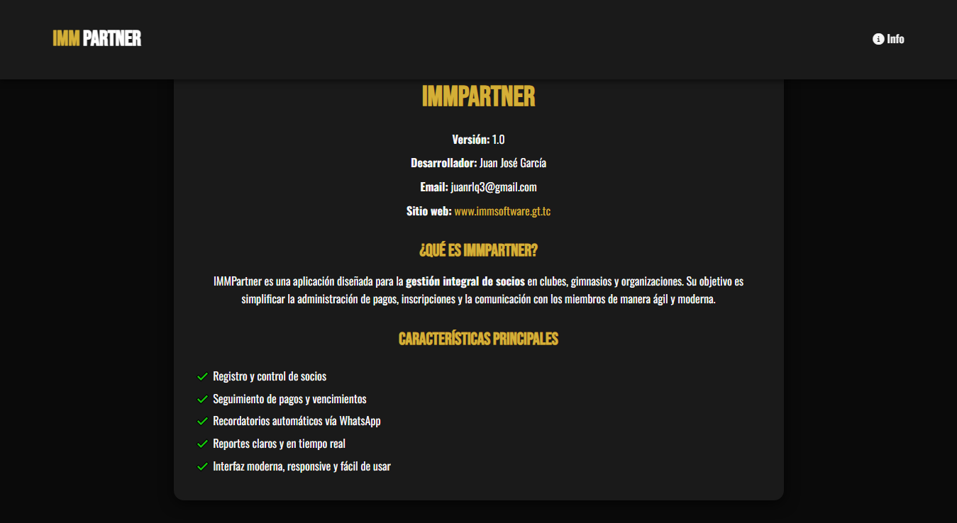 Información IMMPartner