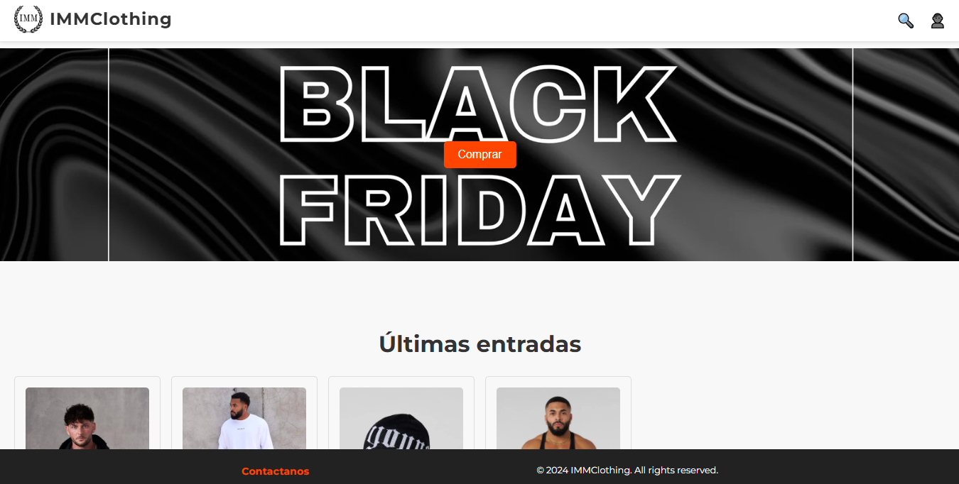 Inicio Tienda de Ropa